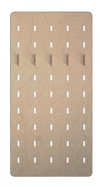 Předsíňová stěna multifunkční - Hall 200cm x 100cm SET - Povrchová úprava: Ošetření antibakteriálním olejem s tvrdým voskem