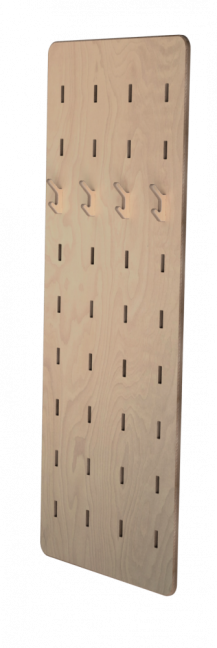 Předsíňová stěna multifunkční - Hall 200cm x 80cm SET - Povrchová úprava: Bez povrchové úpravy