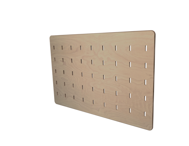 Předsíňová stěna multifunkční - Hall 120 cm x 180cm - Povrchová úprava: Bez povrchové úpravy