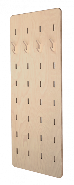 Předsíňová stěna multifunkční - Hall 180 cm x 80 cm SET - Povrchová úprava: Bez povrchové úpravy