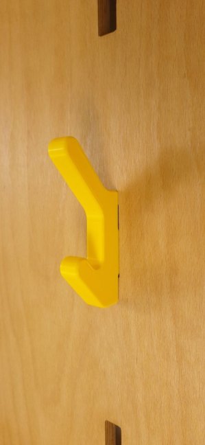 Hook P - háček Hall barevný plast - Barva: Žlutá