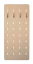 Předsíňová stěna multifunkční - Hall 180 cm x 80 cm SET - Povrchová úprava: Bez povrchové úpravy