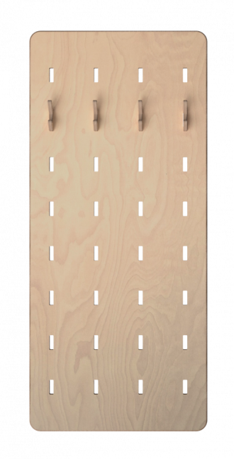 Předsíňová stěna multifunkční - Hall 180 cm x 80 cm SET - Povrchová úprava: Bez povrchové úpravy