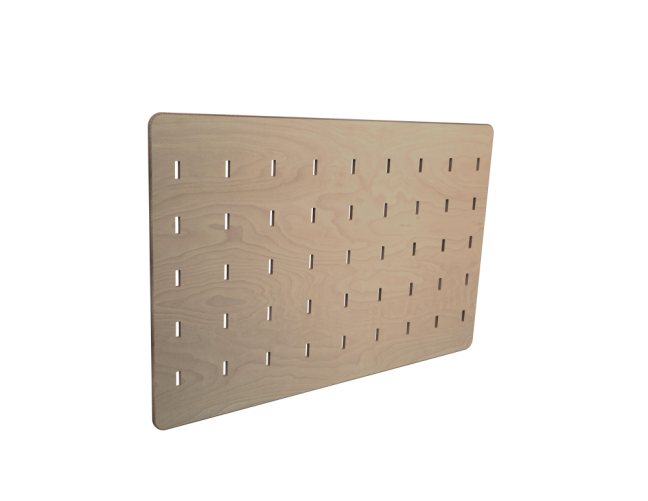 Předsíňová stěna multifunkční - Hall 120 cm x 180cm - Povrchová úprava: Bez povrchové úpravy