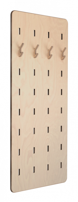 Předsíňová stěna multifunkční - Hall 180 cm x 80 cm SET - Povrchová úprava: Bez povrchové úpravy