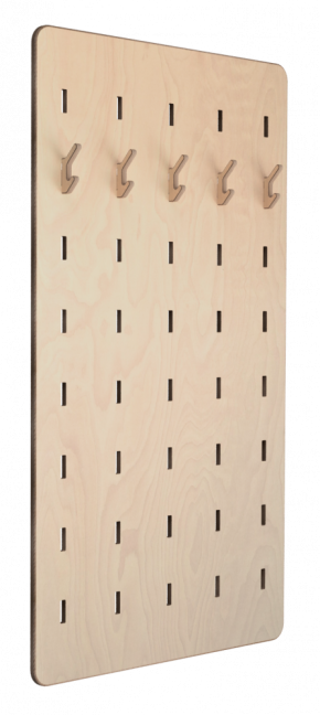 Předsíňová stěna multifunkční - Hall 180 cm x 100 cm SET - Povrchová úprava: Bez povrchové úpravy