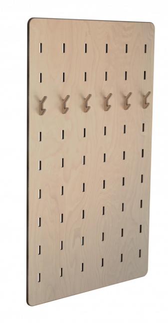 Předsíňová stěna multifunkční - Hall 200cm x 120 cm SET - Povrchová úprava: Bez povrchové úpravy