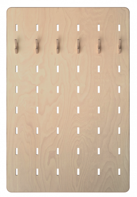 Předsíňová stěna multifunkční - Hall 180 cm x 120 cm SET - Povrchová úprava: Ošetření antibakteriálním olejem s tvrdým voskem